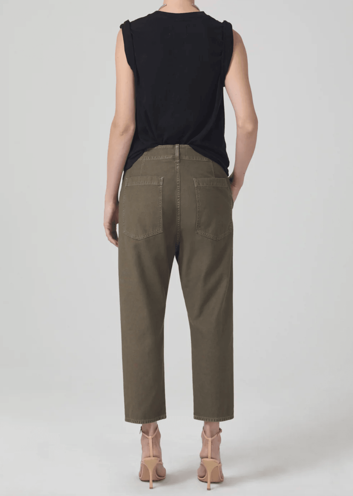 Citizens of Humanity - Pony Boy Khaki Utility Trousers - 32 The Guild 