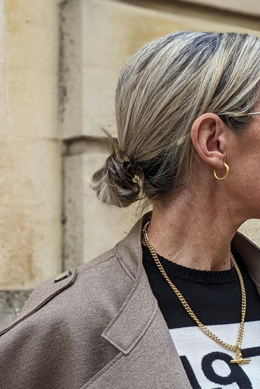 Tilly Sveaas - Small Gold Hoop Earrings - 32 The Guild 
