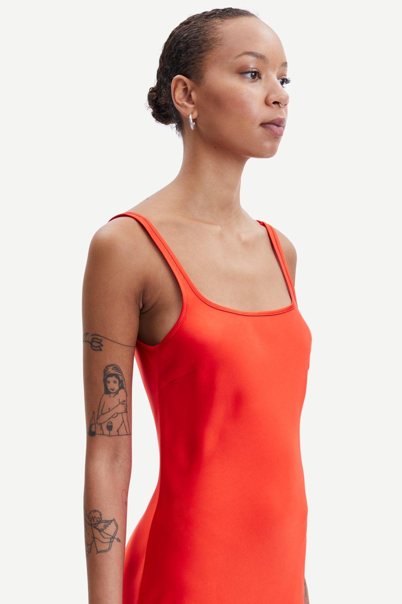 Samsoe Samsoe - Sunna Orange Dress - 32 The Guild 