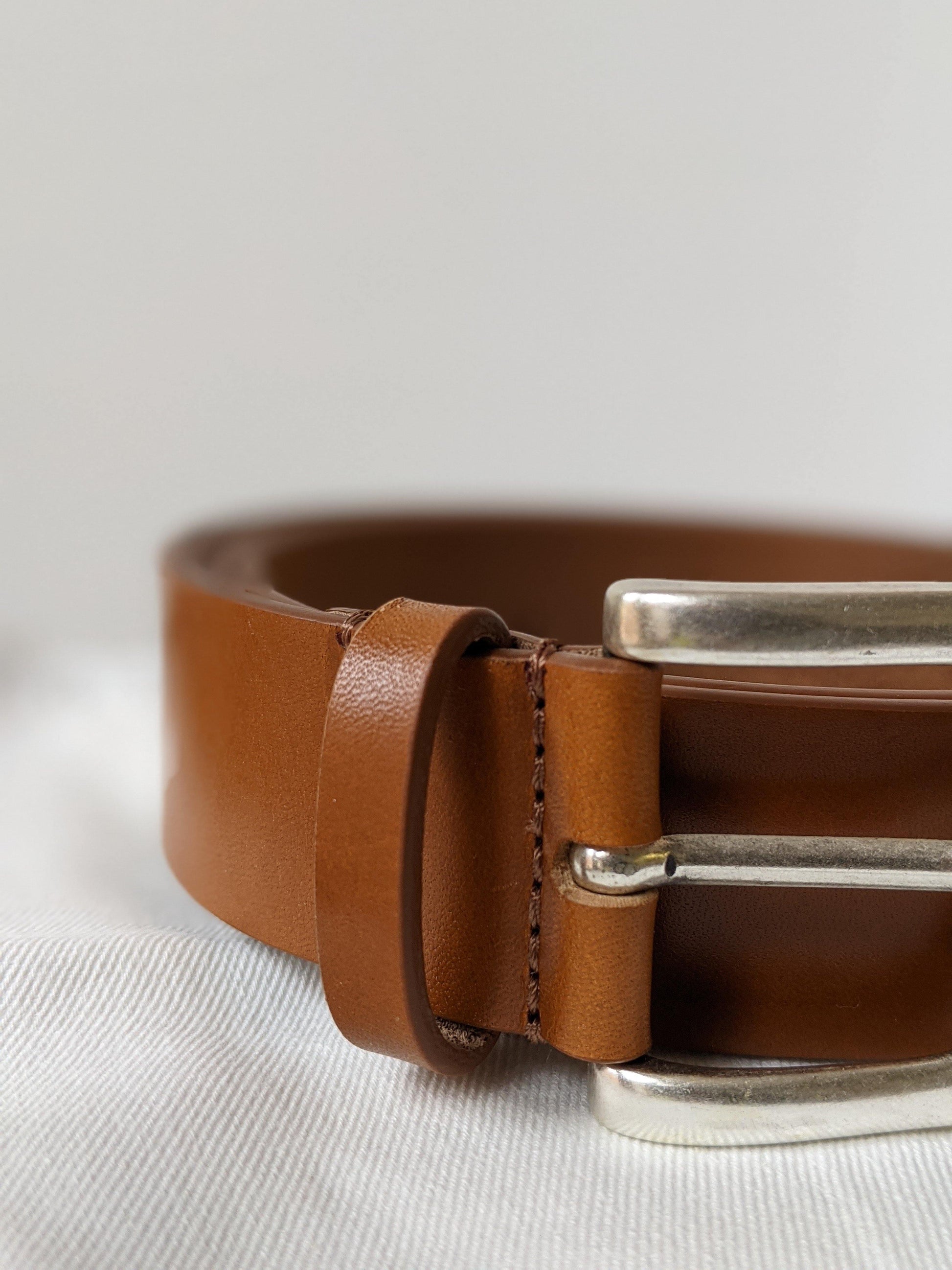 zaph tan leather belt 