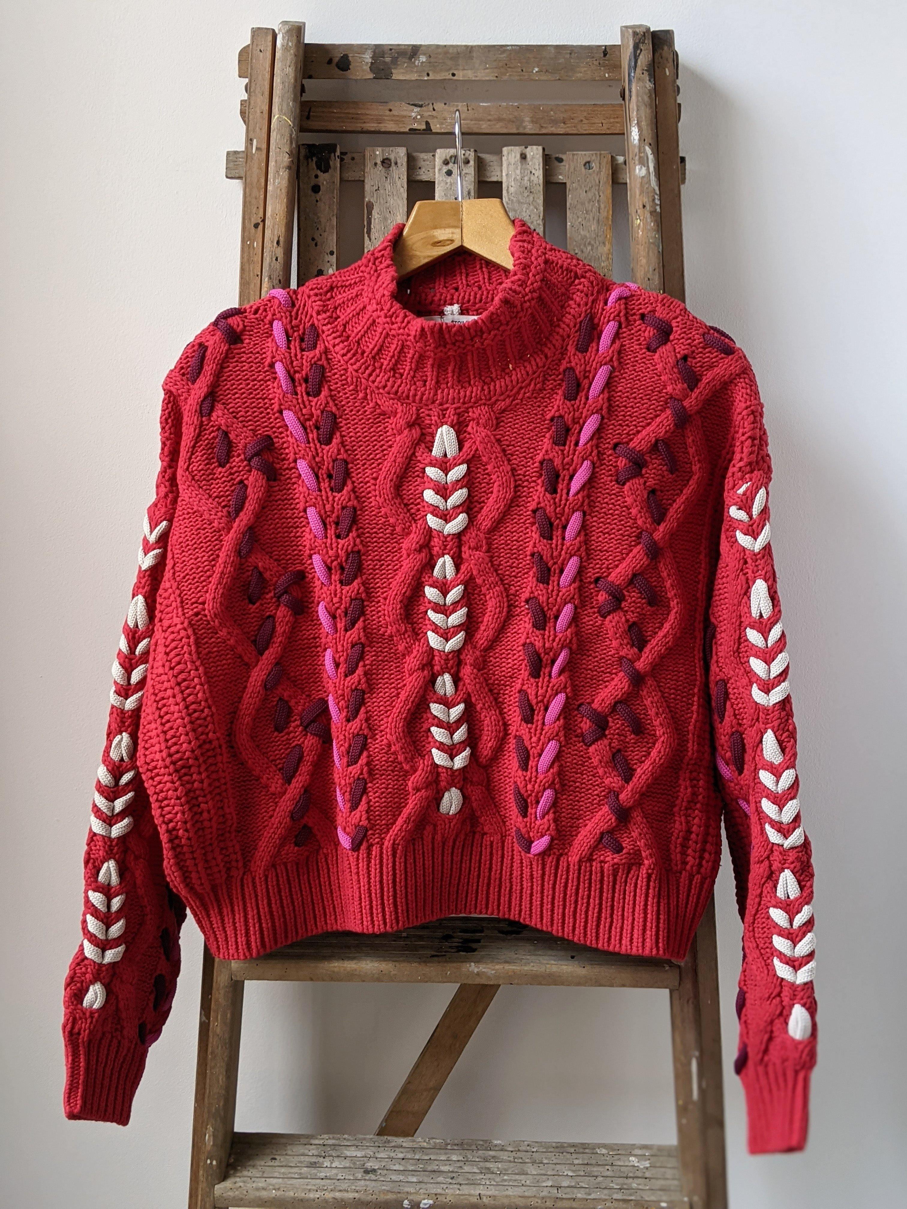 Zola Red Woven Knit